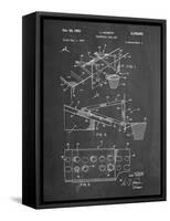 PP454-Chalkboard Basketball Adjustable Goal 1962 Patent Poster-Cole Borders-Framed Stretched Canvas