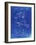 PP454-Faded Blueprint Basketball Adjustable Goal 1962 Patent Poster-Cole Borders-Framed Giclee Print
