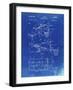 PP454-Faded Blueprint Basketball Adjustable Goal 1962 Patent Poster-Cole Borders-Framed Giclee Print