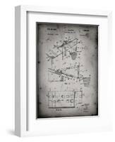 PP454-Faded Grey Basketball Adjustable Goal 1962 Patent Poster-Cole Borders-Framed Giclee Print