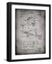 PP454-Faded Grey Basketball Adjustable Goal 1962 Patent Poster-Cole Borders-Framed Giclee Print