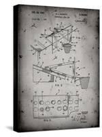 PP454-Faded Grey Basketball Adjustable Goal 1962 Patent Poster-Cole Borders-Stretched Canvas