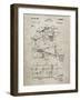 PP454-Sandstone Basketball Adjustable Goal 1962 Patent Poster-Cole Borders-Framed Giclee Print