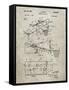 PP454-Sandstone Basketball Adjustable Goal 1962 Patent Poster-Cole Borders-Framed Stretched Canvas