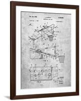 PP454-Slate Basketball Adjustable Goal 1962 Patent Poster-Cole Borders-Framed Giclee Print