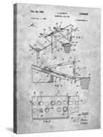 PP454-Slate Basketball Adjustable Goal 1962 Patent Poster-Cole Borders-Stretched Canvas