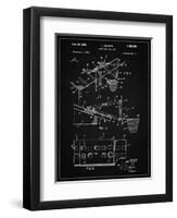 PP454-Vintage Black Basketball Adjustable Goal 1962 Patent Poster-Cole Borders-Framed Premium Giclee Print