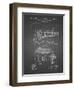 PP46 Black Grid-Borders Cole-Framed Giclee Print