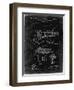 PP46 Black Grunge-Borders Cole-Framed Giclee Print