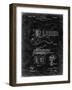 PP46 Black Grunge-Borders Cole-Framed Giclee Print