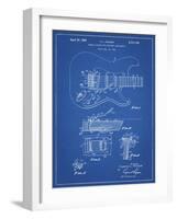 PP46 Blueprint-Borders Cole-Framed Giclee Print