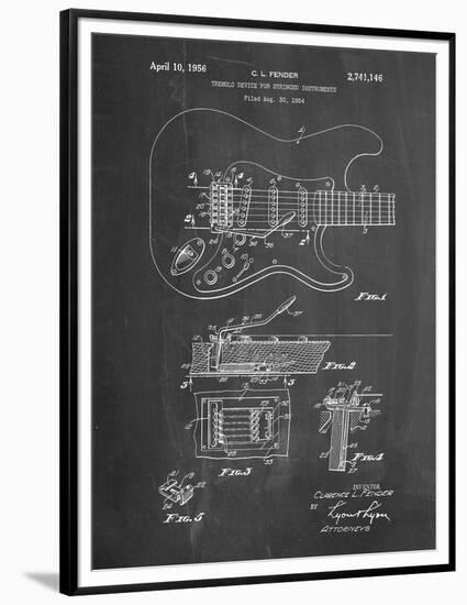 PP46 Chalkboard-Borders Cole-Framed Premium Giclee Print