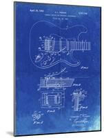 PP46 Faded Blueprint-Borders Cole-Mounted Giclee Print