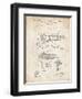 PP46 Vintage Parchment-Borders Cole-Framed Giclee Print