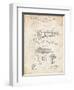 PP46 Vintage Parchment-Borders Cole-Framed Premium Giclee Print