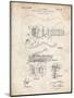 PP46 Vintage Parchment-Borders Cole-Mounted Premium Giclee Print