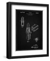 PP460-Vintage Black Chanel Lipstick Patent Poster-Cole Borders-Framed Giclee Print