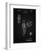 PP460-Vintage Black Chanel Lipstick Patent Poster-Cole Borders-Framed Giclee Print