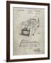 PP462-Sandstone Firetruck 1939 Two Image Patent Poster-Cole Borders-Framed Giclee Print