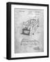 PP462-Slate Firetruck 1939 Two Image Patent Poster-Cole Borders-Framed Giclee Print