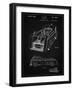 PP462-Vintage Black Firetruck 1939 Two Image Patent Poster-Cole Borders-Framed Giclee Print