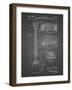 PP47 Black Grid-Borders Cole-Framed Giclee Print