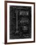 PP47 Black Grunge-Borders Cole-Framed Giclee Print