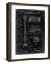 PP47 Black Grunge-Borders Cole-Framed Giclee Print