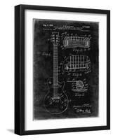 PP47 Black Grunge-Borders Cole-Framed Giclee Print