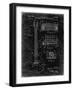 PP47 Black Grunge-Borders Cole-Framed Giclee Print