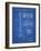 PP47 Blueprint-Borders Cole-Framed Giclee Print