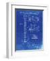 PP47 Faded Blueprint-Borders Cole-Framed Giclee Print