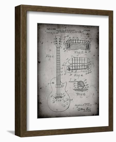 PP47 Faded Grey-Borders Cole-Framed Giclee Print