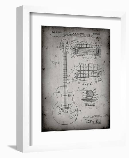 PP47 Faded Grey-Borders Cole-Framed Giclee Print