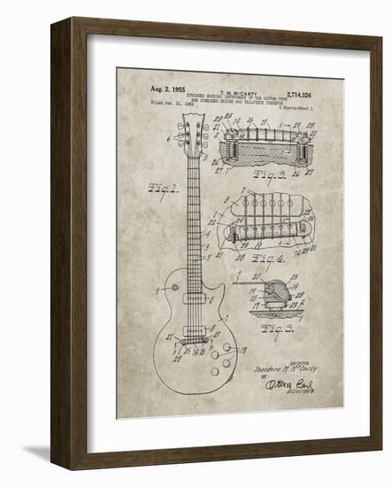 PP47 Sandstone-Borders Cole-Framed Giclee Print