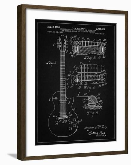 PP47 Vintage Black-Borders Cole-Framed Giclee Print