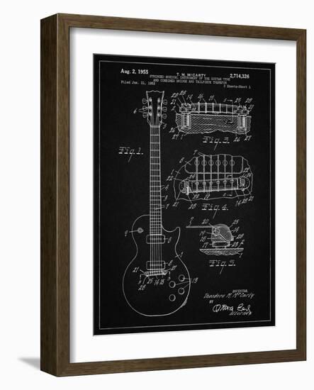 PP47 Vintage Black-Borders Cole-Framed Giclee Print