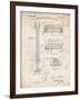 PP47 Vintage Parchment-Borders Cole-Framed Giclee Print