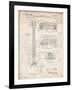 PP47 Vintage Parchment-Borders Cole-Framed Giclee Print