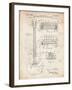 PP47 Vintage Parchment-Borders Cole-Framed Giclee Print