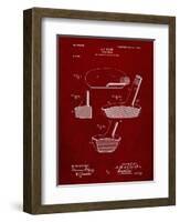 PP475-Burgundy Antique Golf Putter 1903 Patent Poster-Cole Borders-Framed Giclee Print