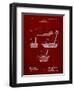 PP475-Burgundy Antique Golf Putter 1903 Patent Poster-Cole Borders-Framed Giclee Print