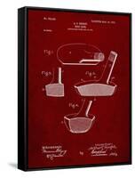 PP475-Burgundy Antique Golf Putter 1903 Patent Poster-Cole Borders-Framed Stretched Canvas