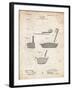 PP475-Vintage Parchment Antique Golf Putter 1903 Patent Poster-Cole Borders-Framed Giclee Print