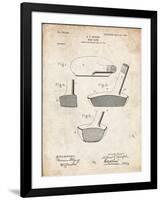 PP475-Vintage Parchment Antique Golf Putter 1903 Patent Poster-Cole Borders-Framed Giclee Print