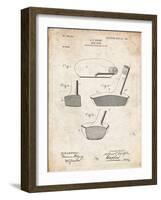 PP475-Vintage Parchment Antique Golf Putter 1903 Patent Poster-Cole Borders-Framed Giclee Print