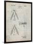 PP476-Antique Grid Parchment Surface Fishing Lure Patent Poster-Cole Borders-Framed Premium Giclee Print