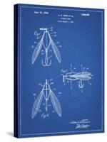 PP476-Blueprint Surface Fishing Lure Patent Poster-Cole Borders-Stretched Canvas