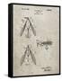 PP476-Sandstone Surface Fishing Lure Patent Poster-Cole Borders-Framed Stretched Canvas