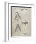 PP476-Sandstone Surface Fishing Lure Patent Poster-Cole Borders-Framed Giclee Print